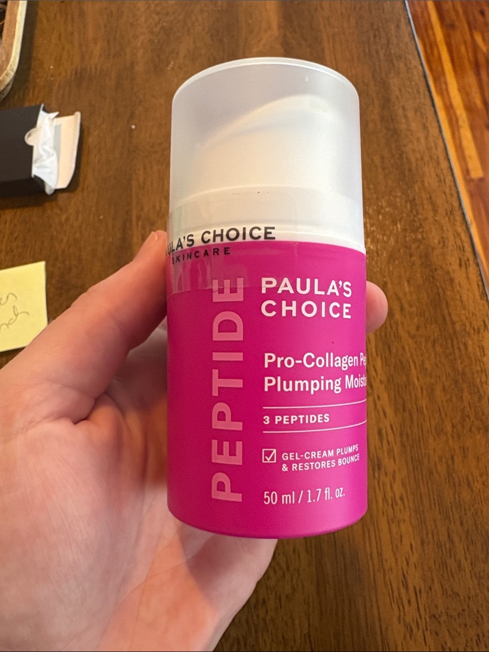 NEW Paula's Choice Pink Peptide Pro-Collagen Plumping Moisturizer